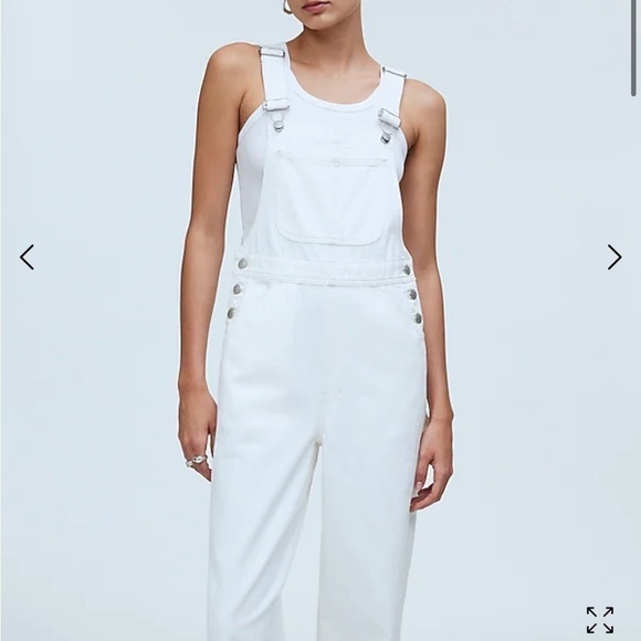 Madewell lighthouse Denim Oversized Carpenter Overalls - Picture 2 of 6